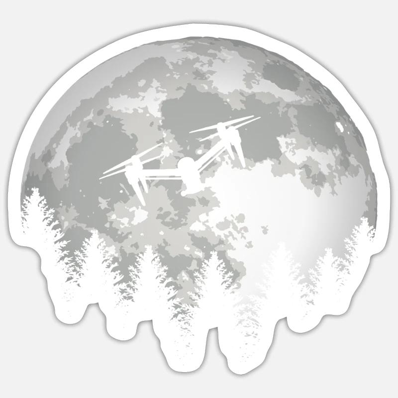 Drone Drone Drones for Drone Pilots Sticker size S (10 x 10 cm)