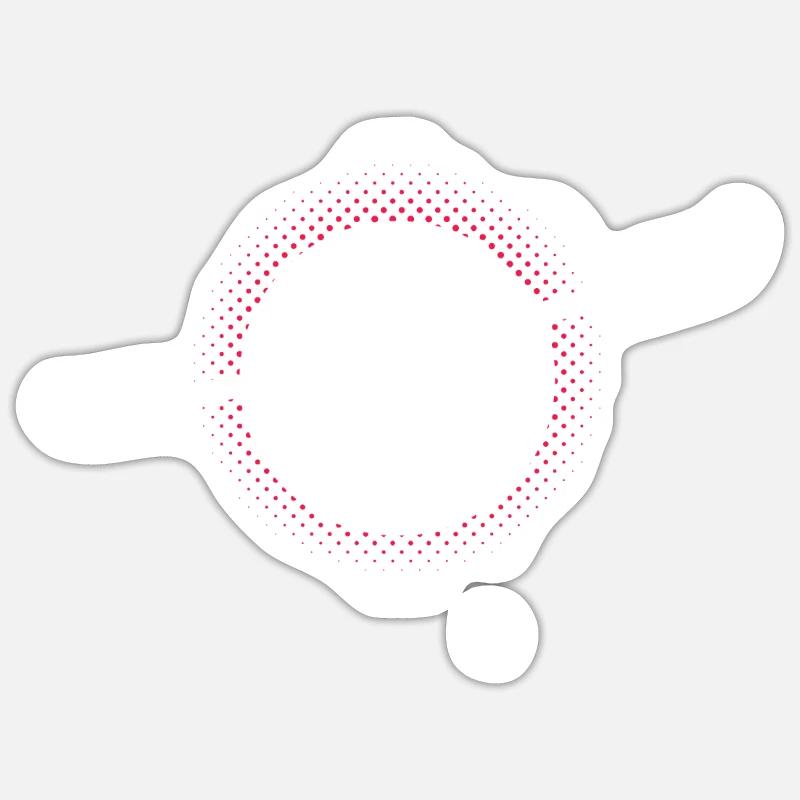 Glide Into The Cricle Soaring - Sticker size S (10 x 10 cm) - white matte