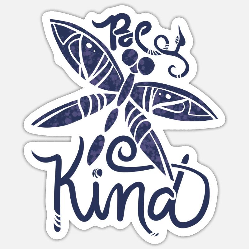 Be Kind - Sticker size S (10 x 10 cm) - white matte