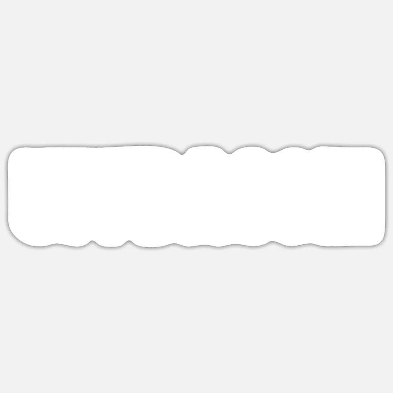 Uffbasse Dialekt badisch - Sticker Größe S (10 x 10 cm) - Mattweiß