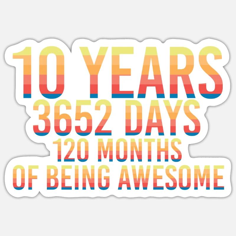 Sticker taille S (10 x 10 cm) - 