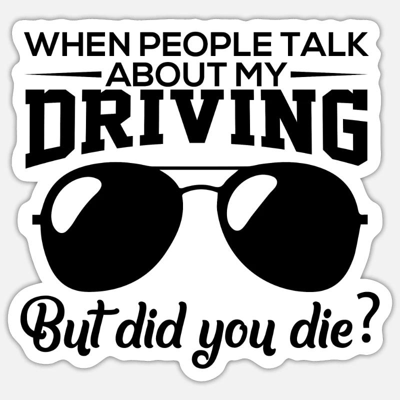 Driving school learner driver learner driver auto Sticker size S (10 x 10 cm)