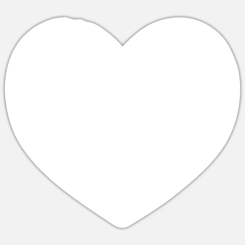Teckels - Sticker taille S (10 x 10 cm) - blanc mat