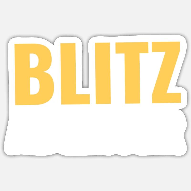 Blitzableiter - Sticker Größe S (10 x 10 cm) - Mattweiß