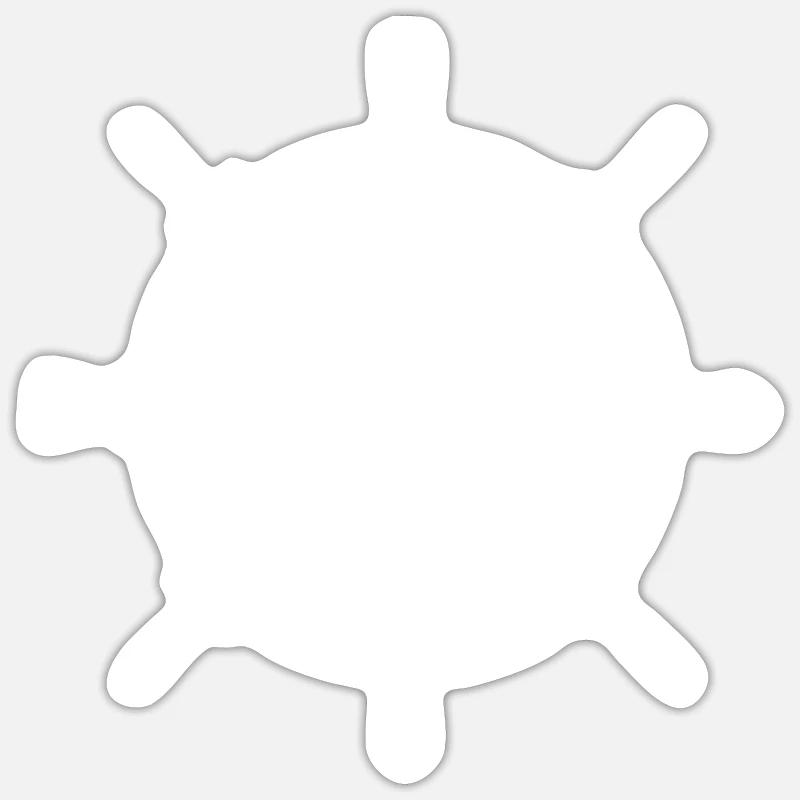 Wind rose cardinal direction compass rose compass Sticker size S (10 x 10 cm)