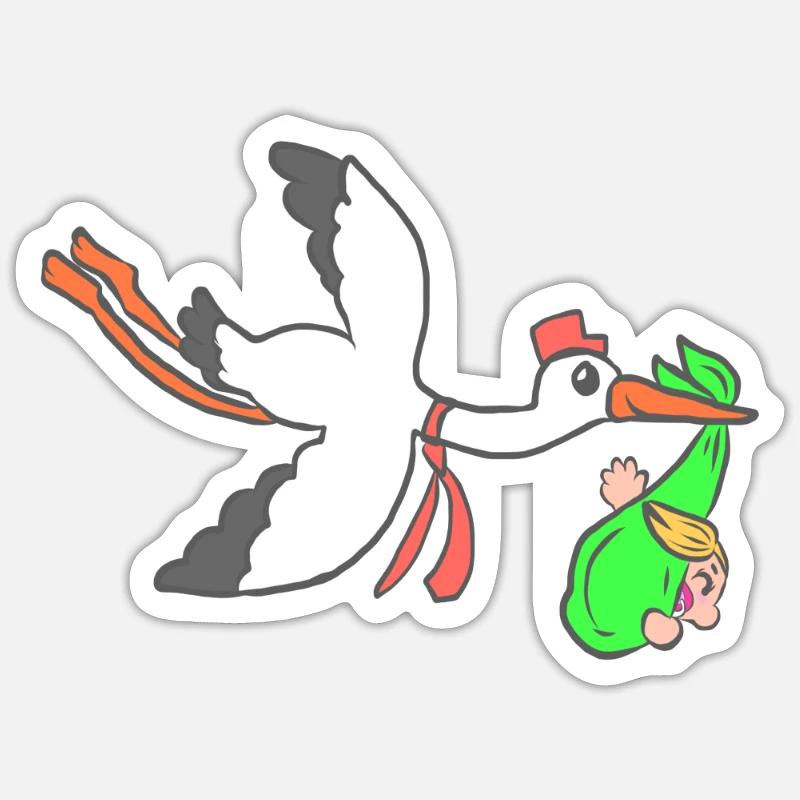 Bébé Bébé Bébé bébé baptême naissance Sticker taille S (10 x 10 cm)