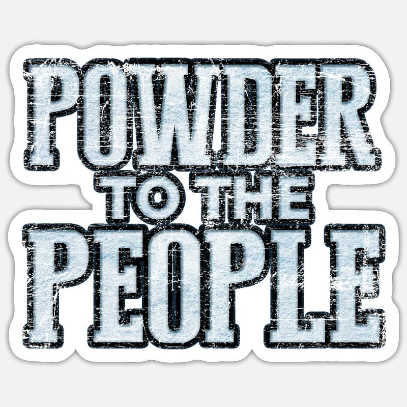 Snowboard - Sticker taille S (10 x 10 cm) - blanc mat