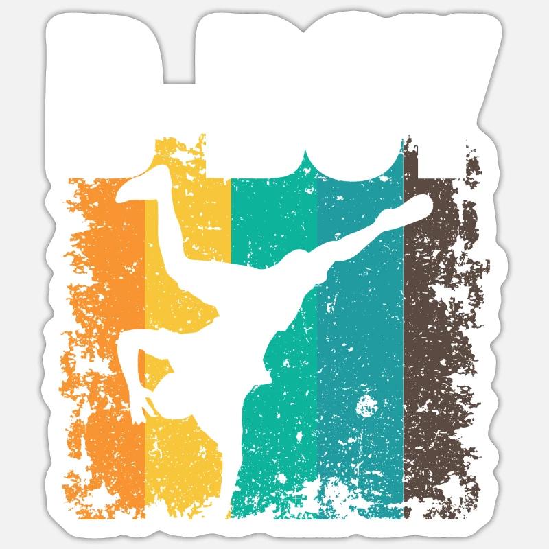 B-Boy Breakdance Kinder Breakdance Sticker Größe S (10 x 10 cm)