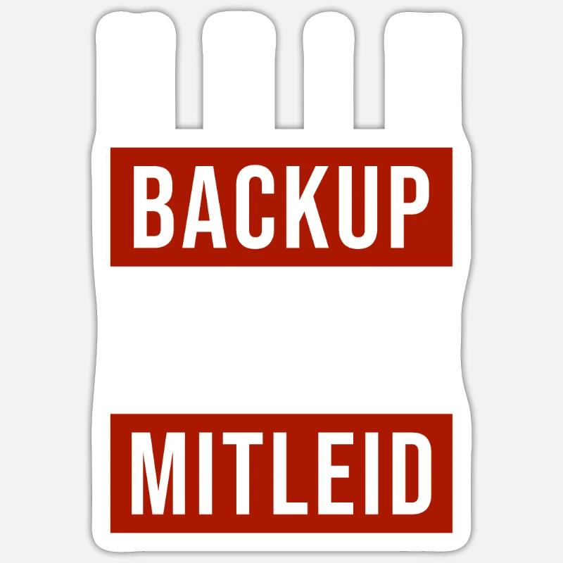 Kein Backup Kein Mitleid Sysadmin Programmierer Sticker Größe S (10 x 10 cm)