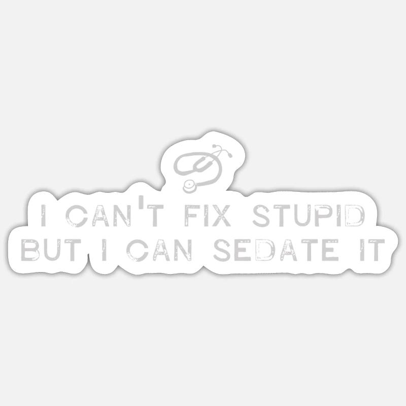Mediciners - Sticker size S (10 x 10 cm) - white matte
