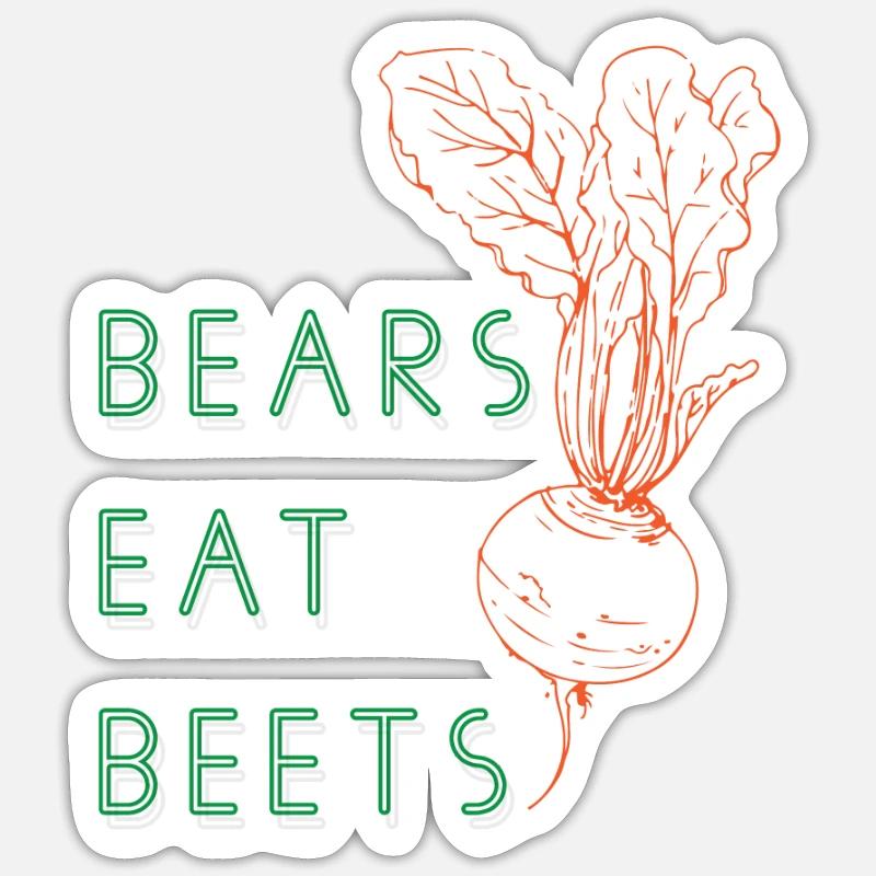 Bears Beets Sticker size S (10 x 10 cm)