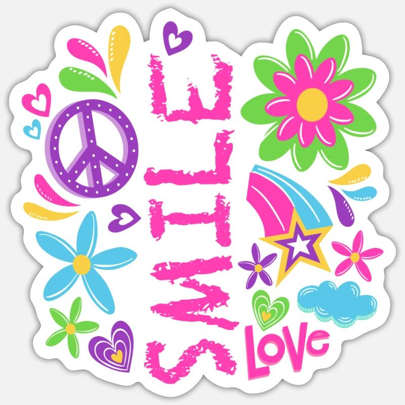 Sticker Größe S (10 x 10 cm) - 