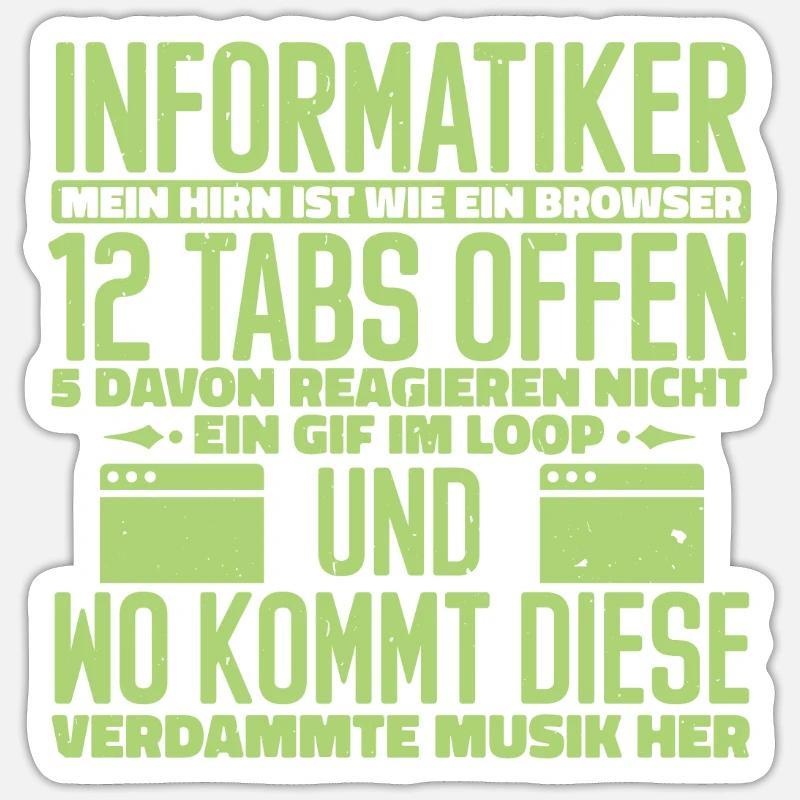 Sticker Größe S (10 x 10 cm) - 