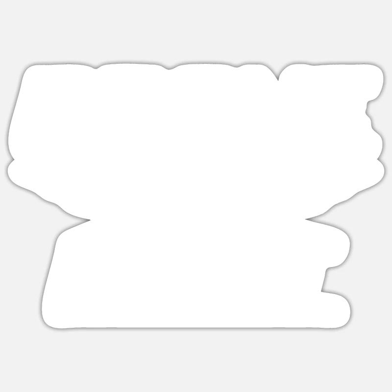 Drone drone pilot, drone quadcopter gift - Sticker size S (10 x 10 cm) - white matte