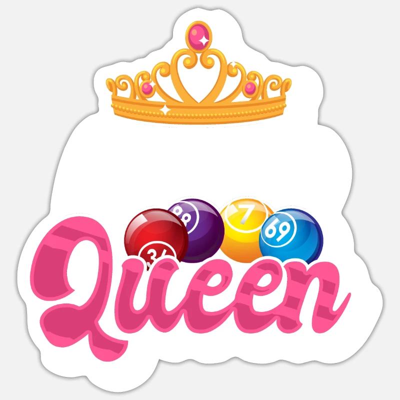 bingo - Sticker size S (10 x 10 cm) - white matte
