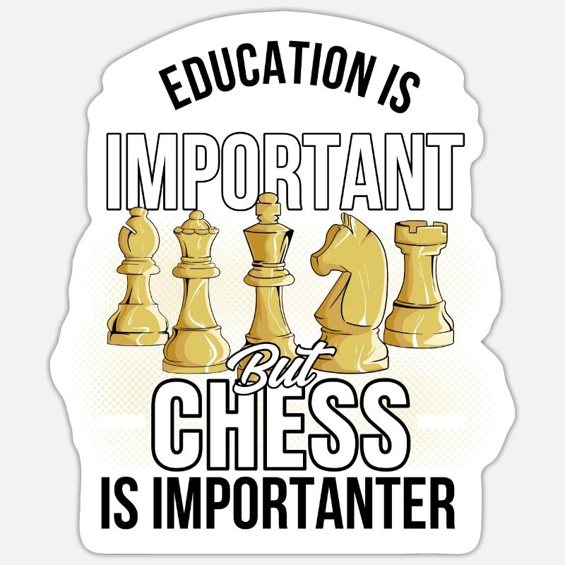 Jeu de société d’échecs Sticker taille S (10 x 10 cm)