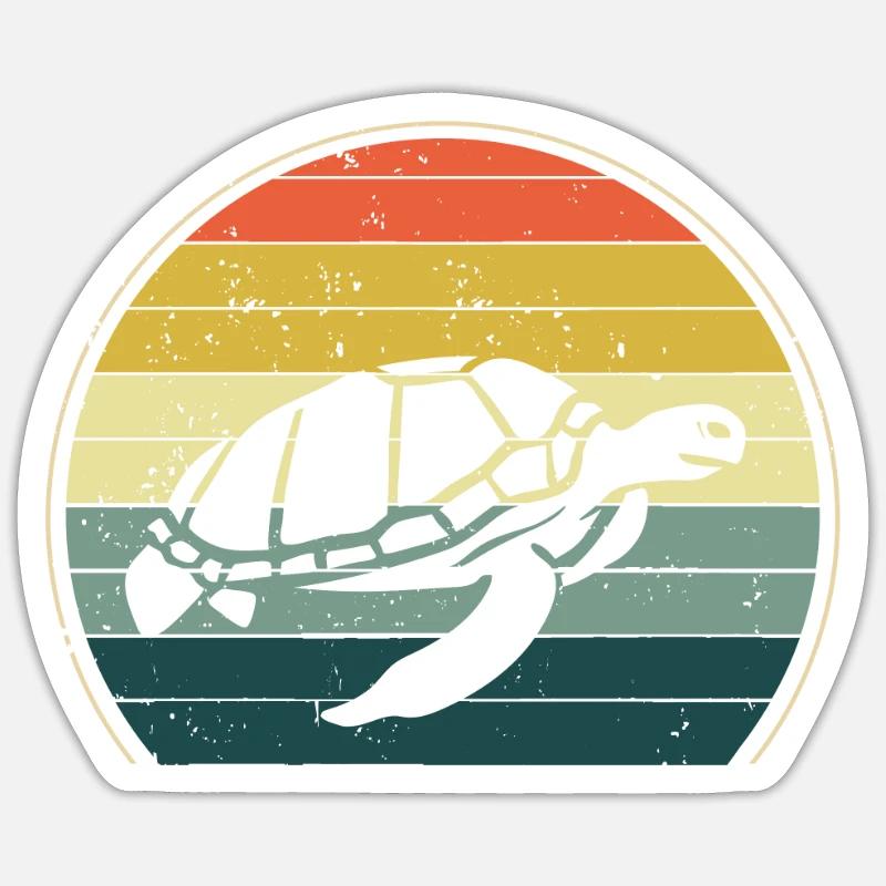turtle Sticker size S (10 x 10 cm)
