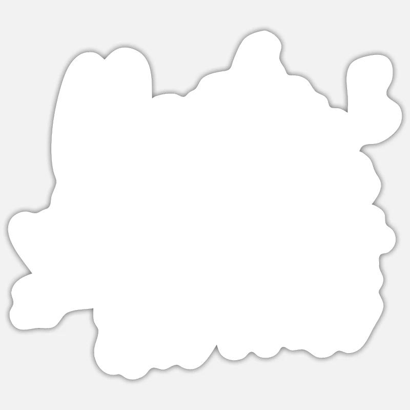Beste Mama der Welt - Sticker Größe S (10 x 10 cm) - Mattweiß