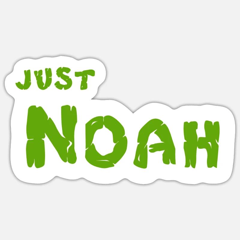 Noah name - Sticker size S (10 x 10 cm) - white matte