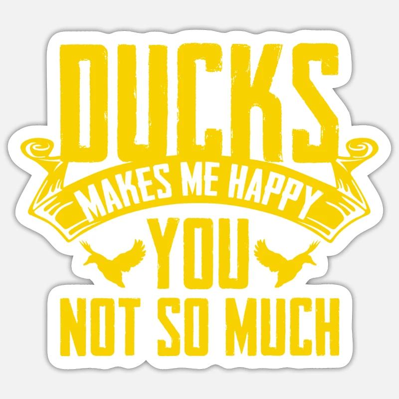 Duck Chicks Squeaky Duck Bathing Ducks Sticker size S (10 x 10 cm)