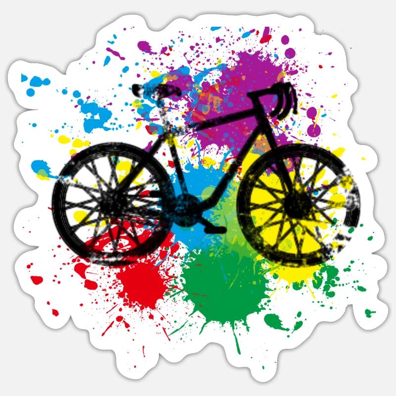 Splash Vélo Sticker taille S (10 x 10 cm)