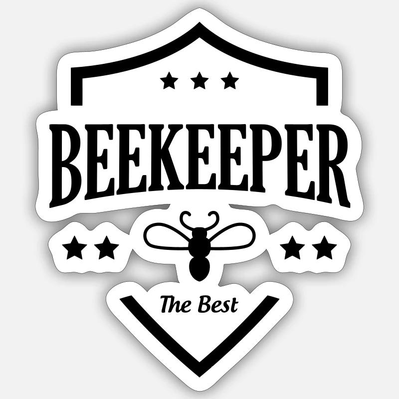Beekeeper / Beekeeping Sticker size S (10 x 10 cm)