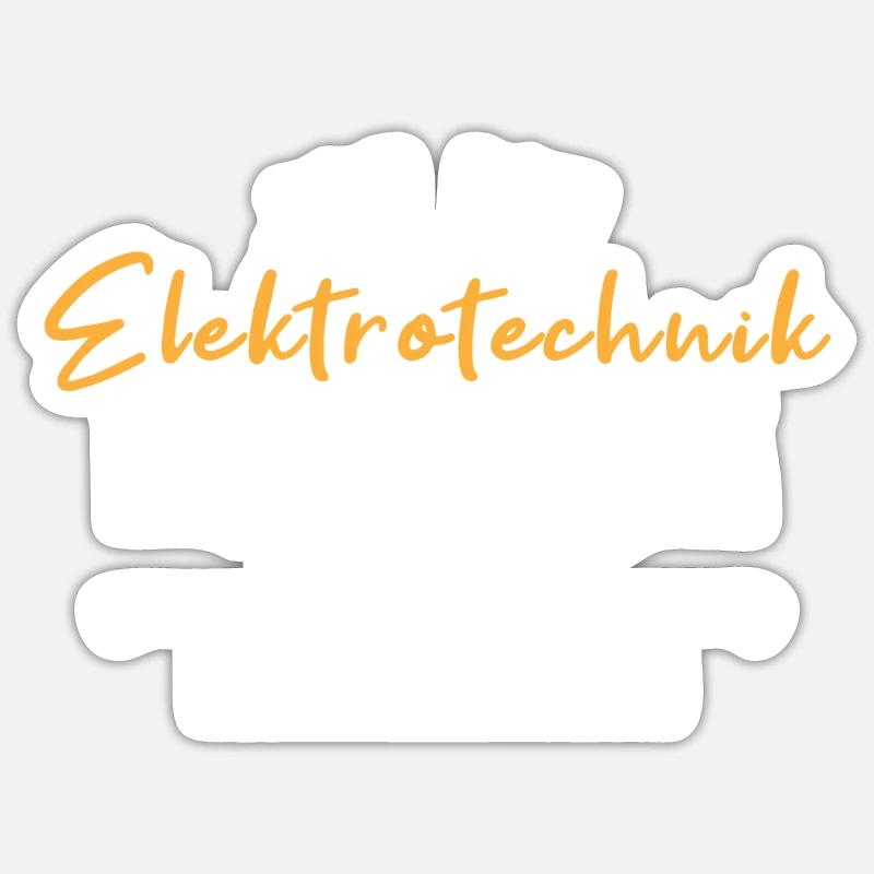 Electrical engineer resistance pointless Sticker size S (10 x 10 cm)
