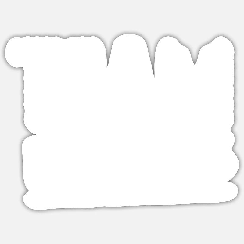 Amis de l'équipe - Sticker taille S (10 x 10 cm) - blanc mat