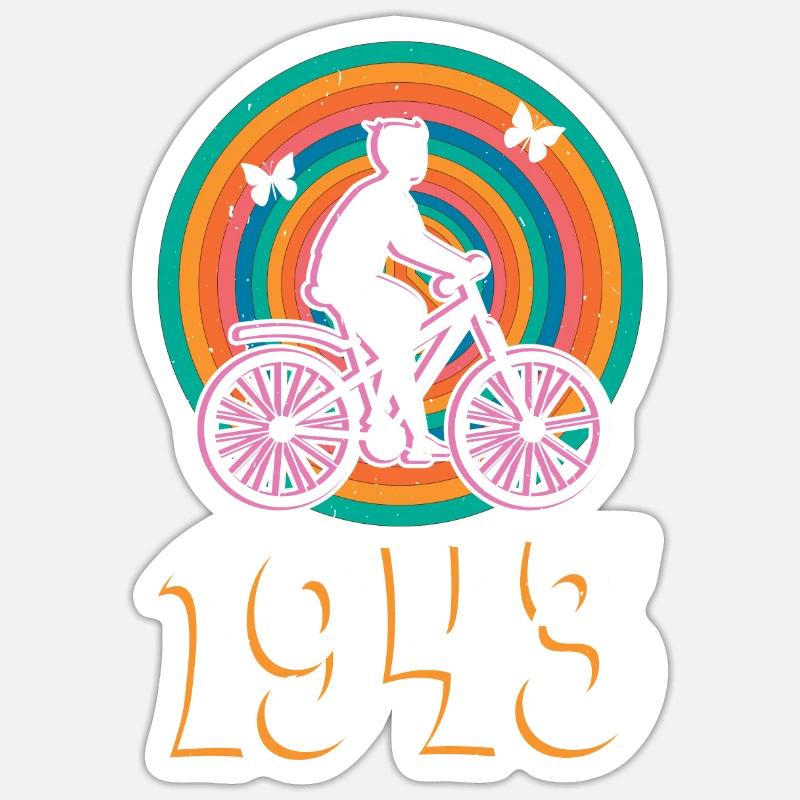 1945 Hoffmann LSD Découverte - Sticker taille S (10 x 10 cm) - blanc mat