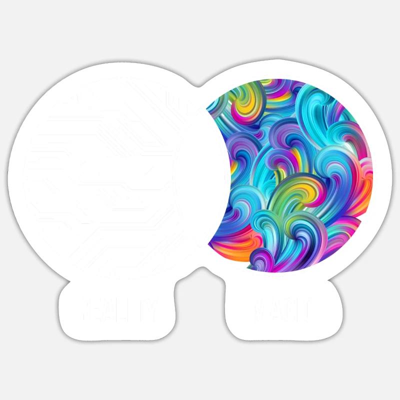 Physics Atom Natural Science Sticker size S (10 x 10 cm)