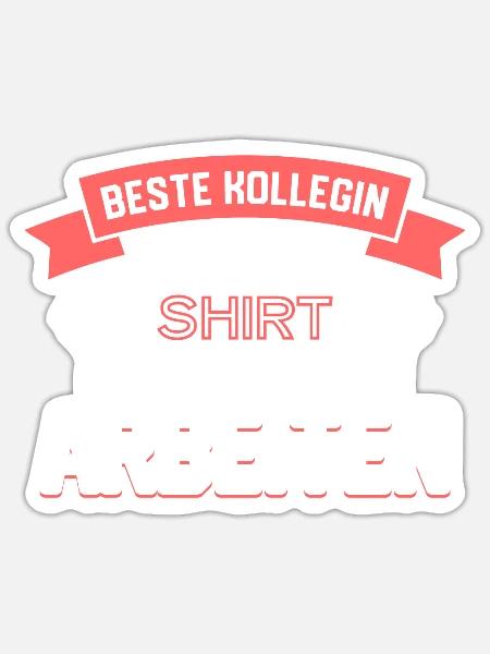 Abschiedsgeschenk Jobwechsel Abschied Überraschung - Sticker Größe S (10 x 10 cm) - Mattweiß