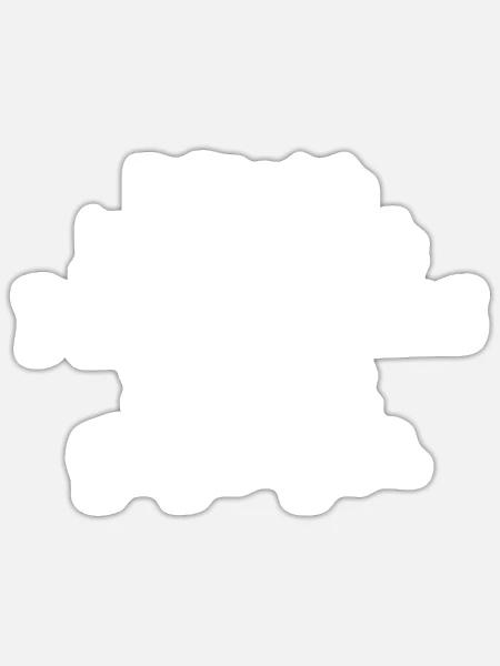 Falls Mich Jemand Sucht Ich Bin Zu Weit Gegangen - Sticker Größe S (10 x 10 cm) - Mattweiß