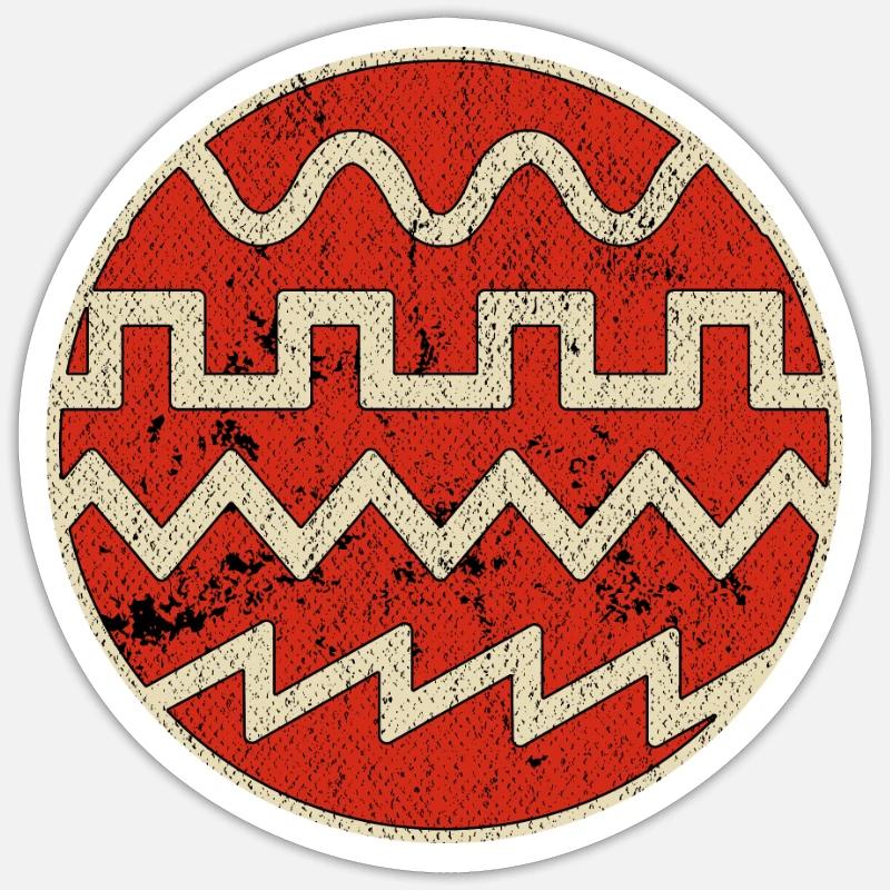 Analog Synthesizer Japan Envelope Waveforms Synths Sticker size S (10 x 10 cm)