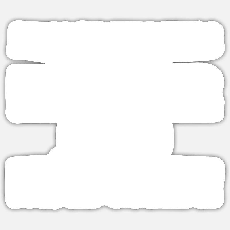 Jungs machen Jungs Männer machen Mädchen! - Sticker Größe S (10 x 10 cm) - Mattweiß