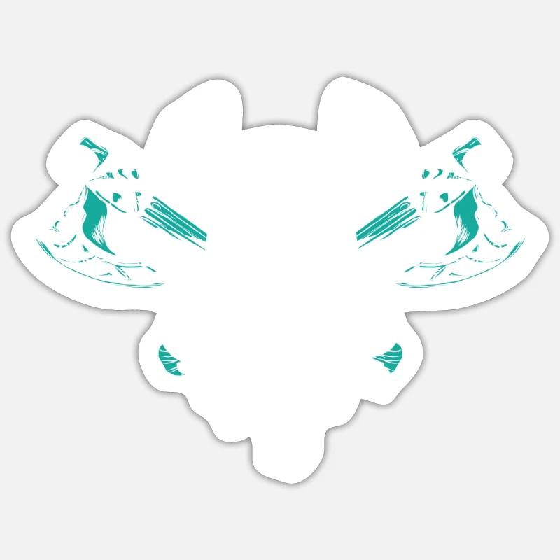 Wikinger Sticker Größe S (10 x 10 cm)