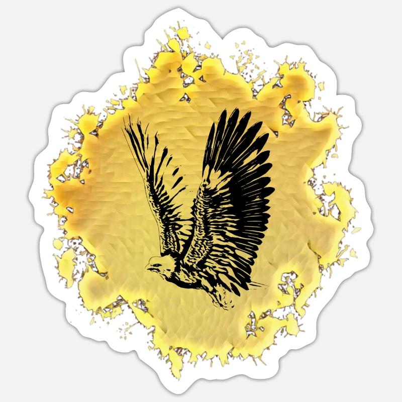 Eagle Sticker size S (10 x 10 cm)