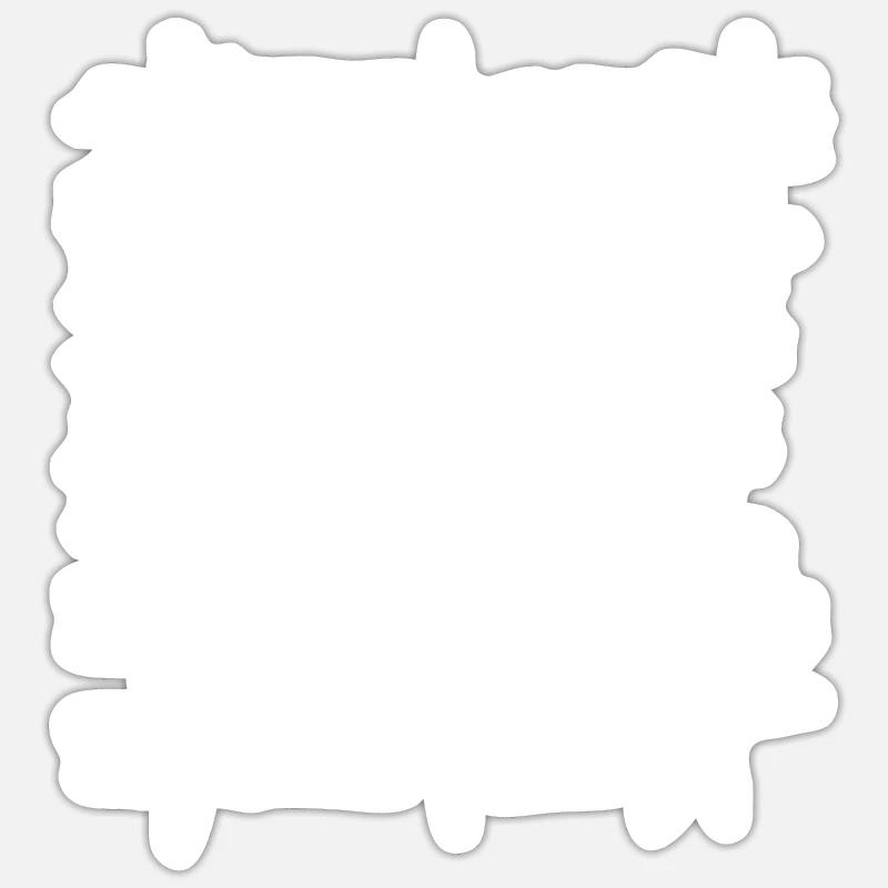 13e anniversaire 13 ans cadeau adolescent maths - Sticker taille S (10 x 10 cm) - blanc mat