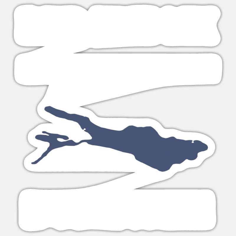 Der Tut Nix Der Will Zum Bodensee See Konstanz - Sticker Größe S (10 x 10 cm) - Mattweiß