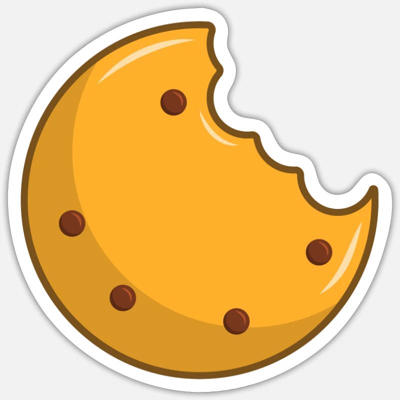 Biscuit aux biscuits Sticker taille S (10 x 10 cm)