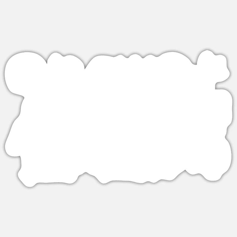 mathématicien - Sticker taille S (10 x 10 cm) - blanc mat