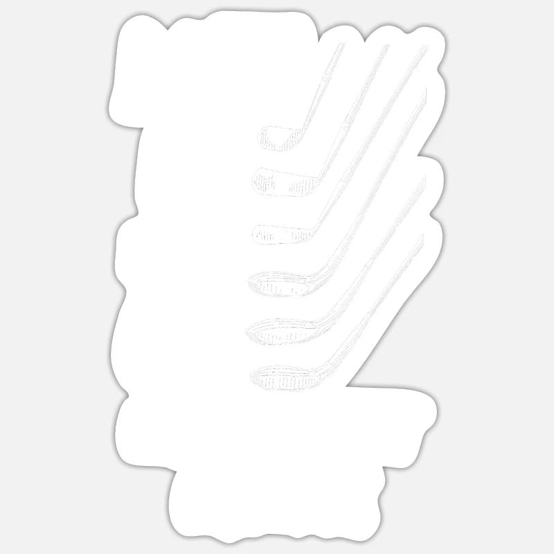 Golf gift Sticker size S (10 x 10 cm)