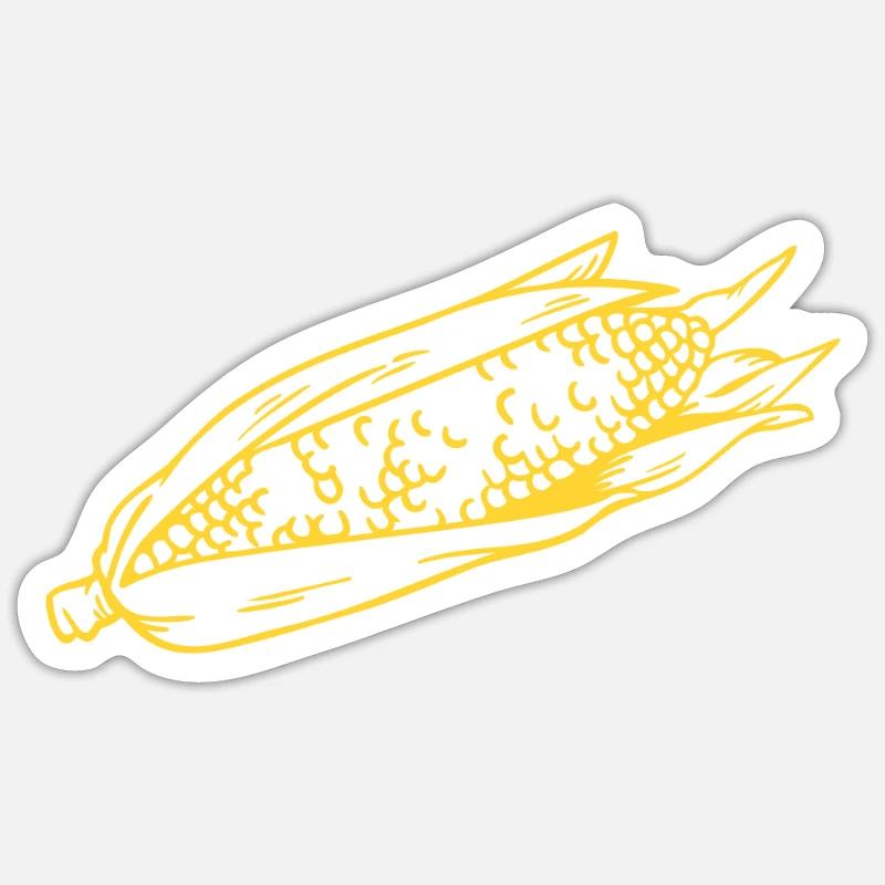 Corn Sticker size S (10 x 10 cm)