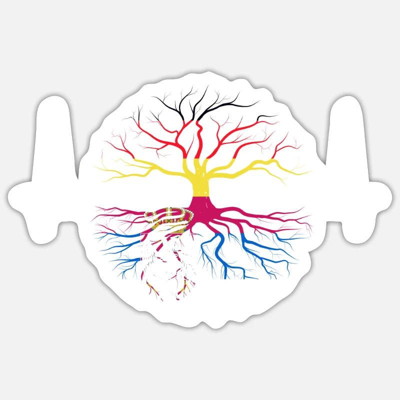 Français Serbe Drapeau Serbe Sticker taille S (10 x 10 cm)