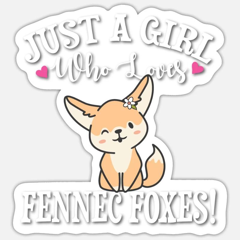 Fennec Fox Sticker size S (10 x 10 cm)