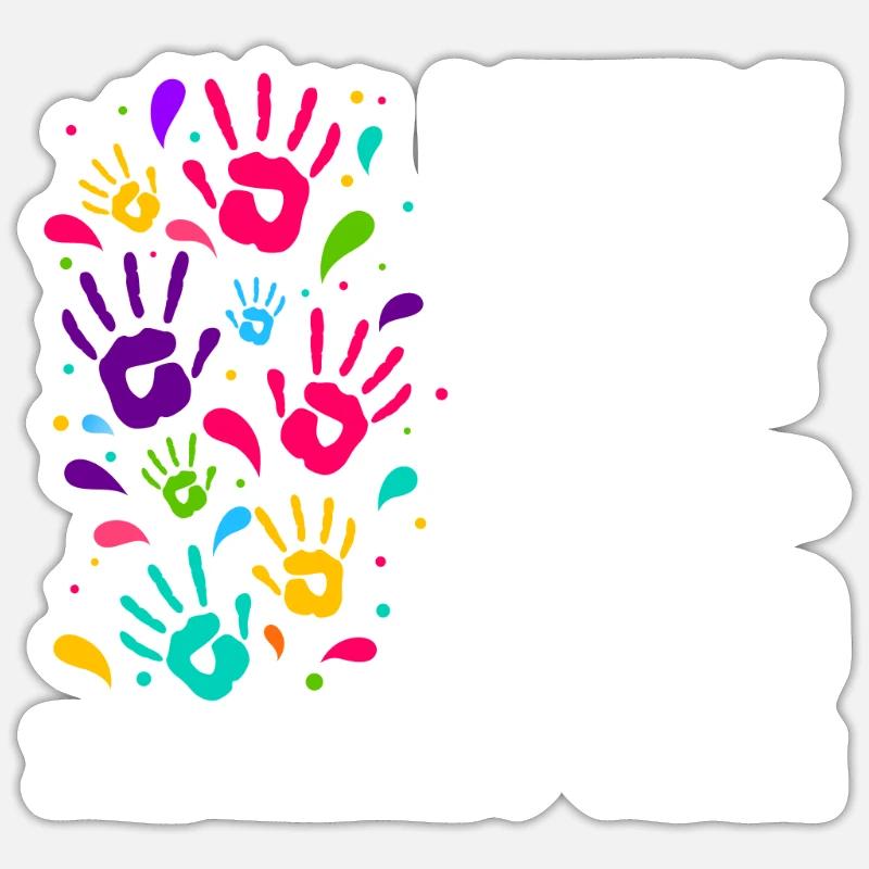 Kinderkrankenschwester Kinderkrankenpflegerin - Sticker Größe S (10 x 10 cm) - Mattweiß