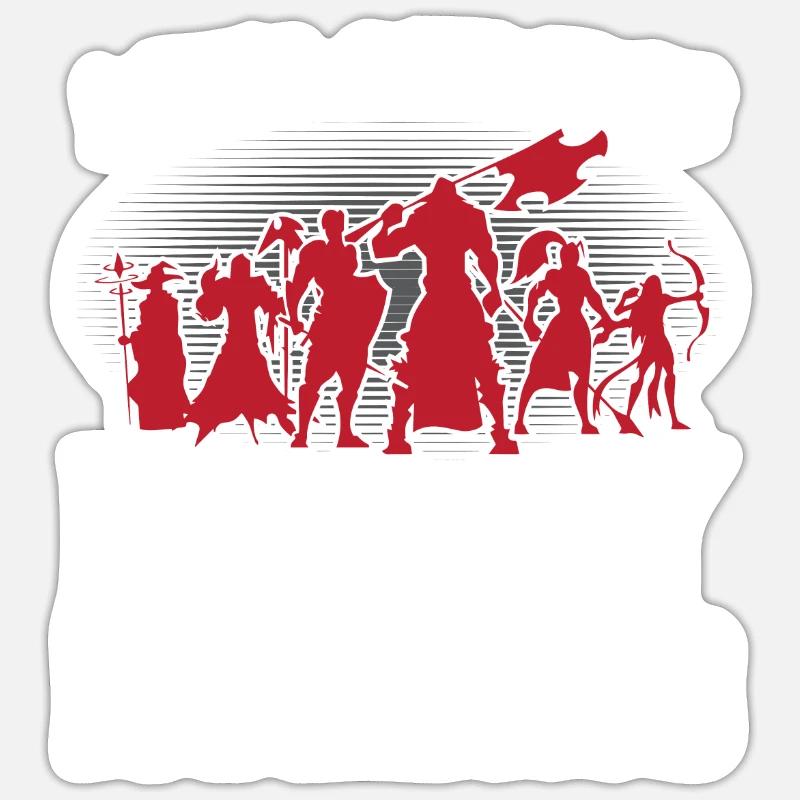 Game Master RPG role-playing game master Sticker size S (10 x 10 cm)