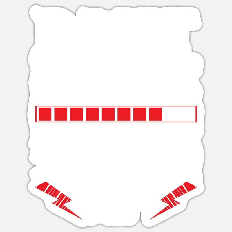 Game Master RPG Spielleiter tæt på at udjævne - Sticker størrelse S (10 x 10 cm) - mat hvid