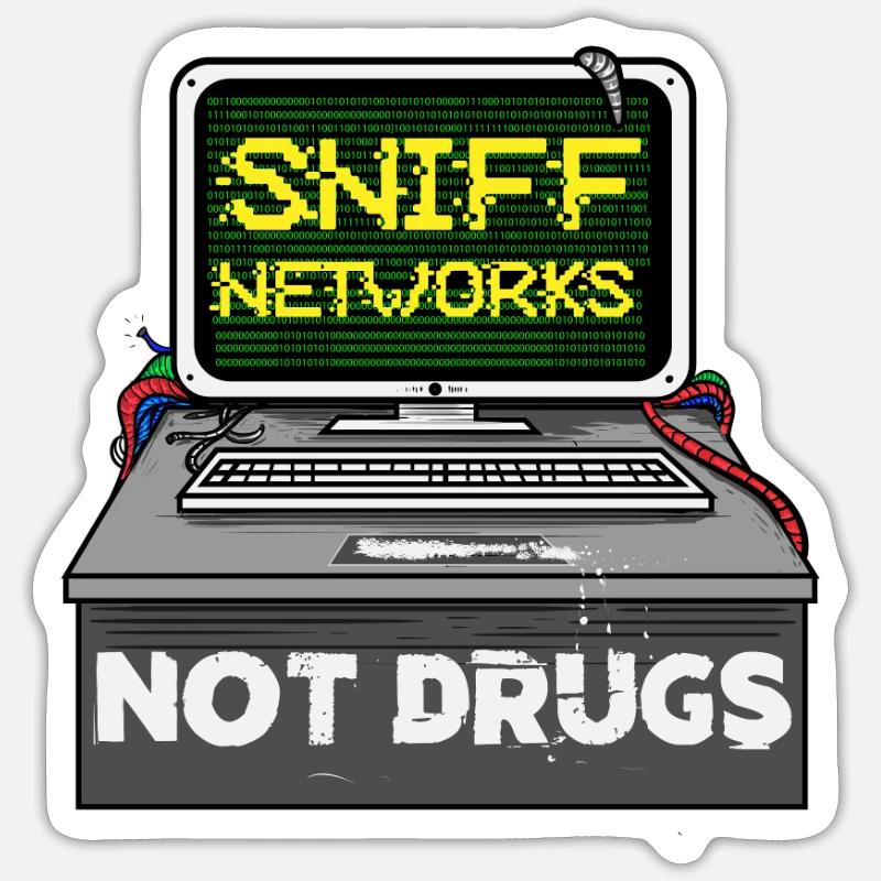 Code de programmeur Computer Science Hacker CMD Gift Sticker taille S (10 x 10 cm)