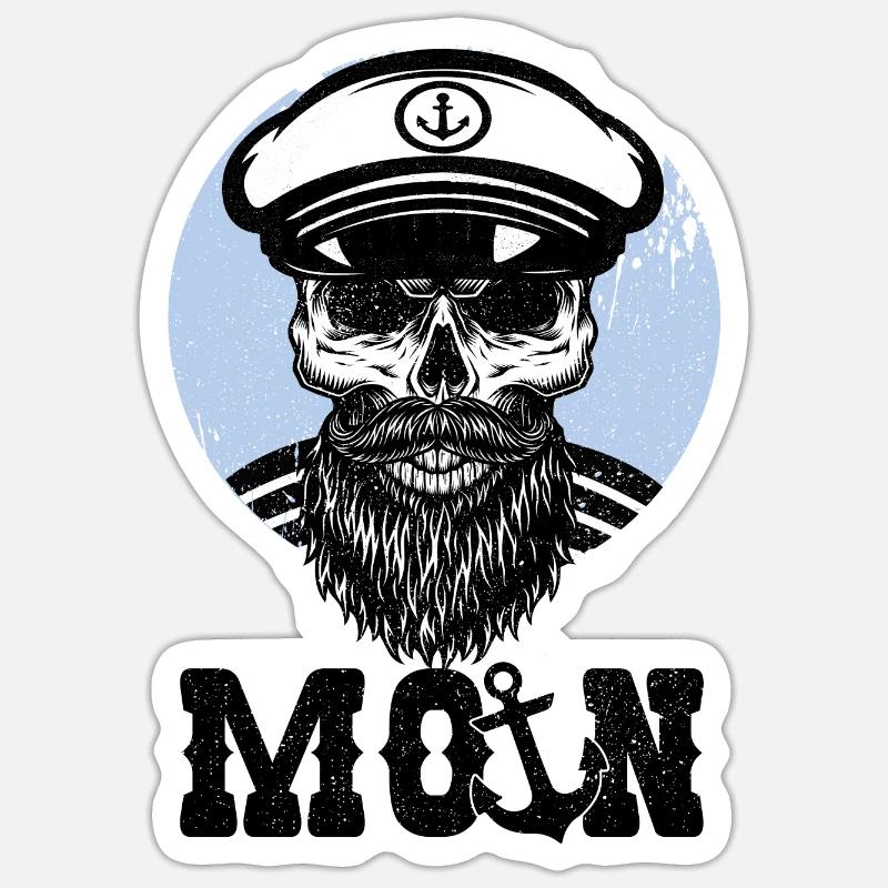 Moin Norddeutsch Sticker Größe S (10 x 10 cm)