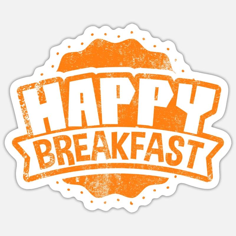 breakfast Sticker size S (10 x 10 cm)